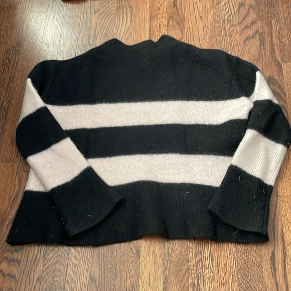 & other stories stockholm atelier wool blend black and white striped sweater, M - Picture 9 of 9